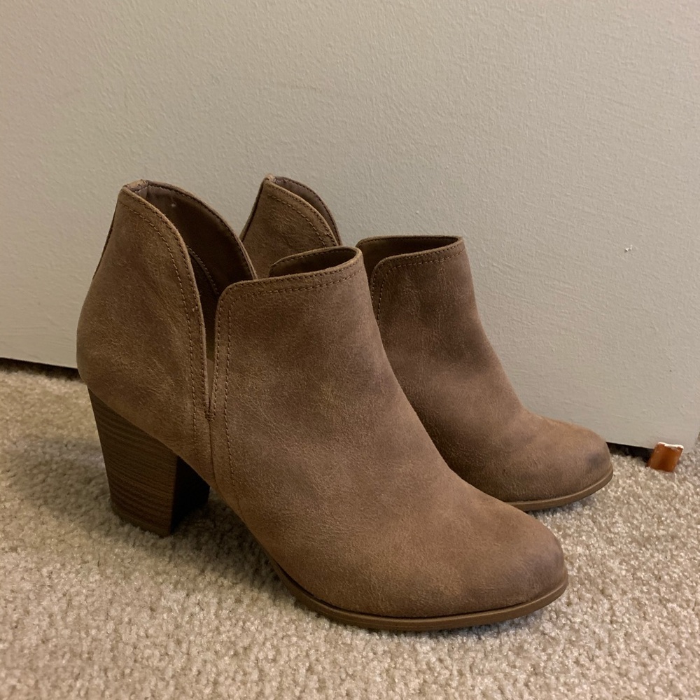 Fergalicious Tan Booties
